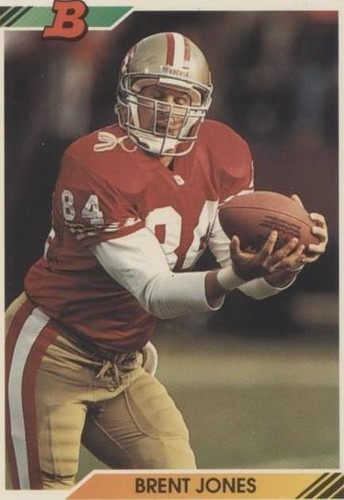 1992 Bowman Brent Jones #378