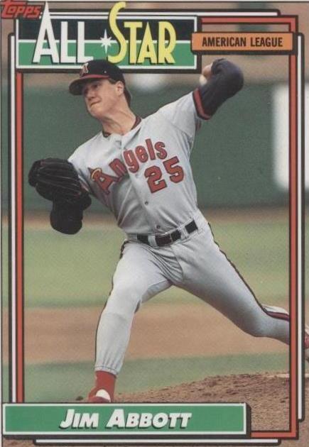 1992 Topps - Jim Abbott #406