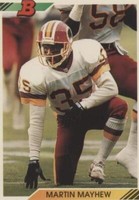 1992 Bowman Martin Mayhew #96