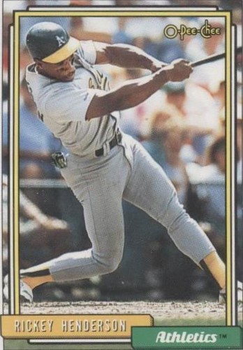 1992 O-Pee-Chee - Rickey Henderson #560