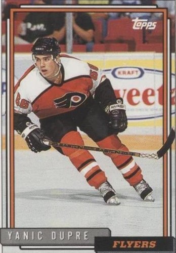 1992-93 Topps - Yanick Dupre #515