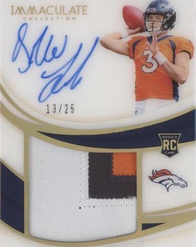 2019 Panini Immaculate Collection Drew Lock #PP-DL