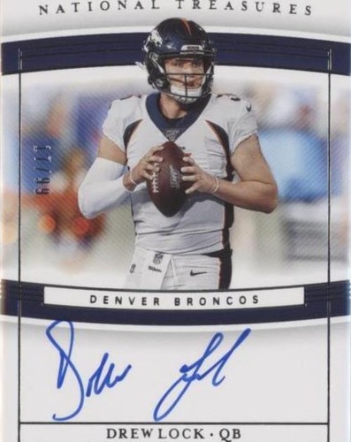 2019 Panini National Treasures Drew Lock #RS-DL