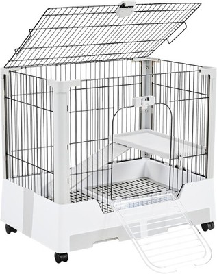Yaheetech 30'' Small Animal Cage 2-Level Open Top, 30'' W × 20'' D × 27'' H
