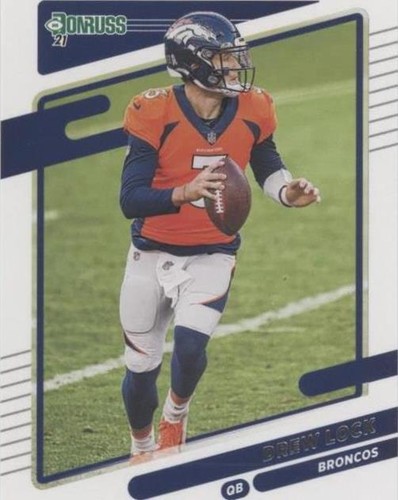 Drew Lock 2021 Panini Donruss Football #179 Denver Broncos