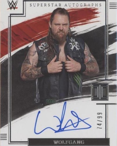 2022 Panini Impeccable WWE - Wolfgang #SA-WFG