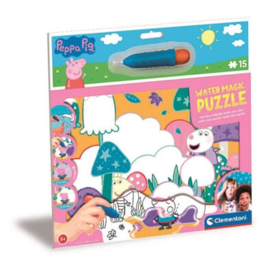 Puzzle 15 elementów. Water Magic. Peppa Pig