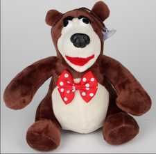 masha and the bear stuffed animal