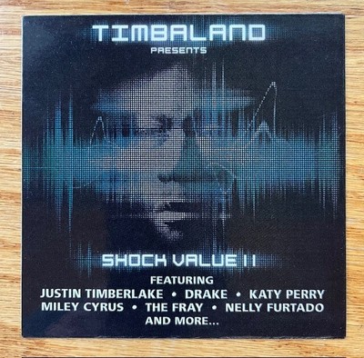 TIMBALAND Shock Value 2 PROMO sticker / decal *RaRe
