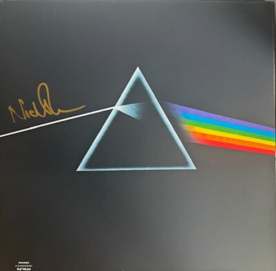 Nick Mason SIGNED The Dark Side Of The Moon LP Vinyl Pink Floyd New INPERSON
