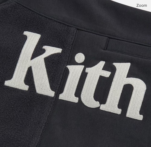 Pre-owned Kith Reversed Panelled Williams Vi Hoodie / Nightfall