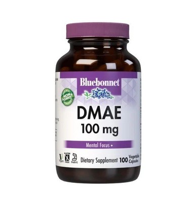 Bluebonnet DMAE 100 мг 100 растительных капсул