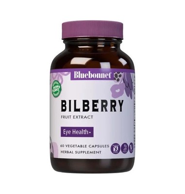 Bluebonnet Черника 80 мг 60 капсул