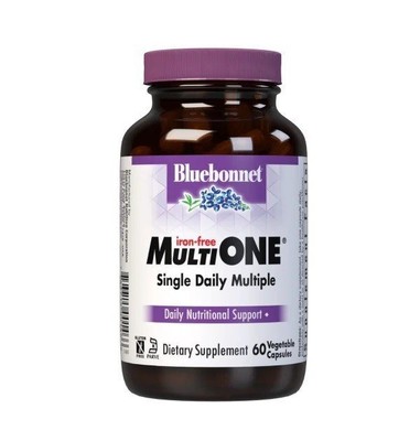 Bluebonnet Multi One без железа 60 растительных капсул