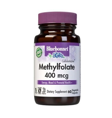 Bluebonnet Cellularactive Метилфолат 400 мкг 60 в растительных капсулах