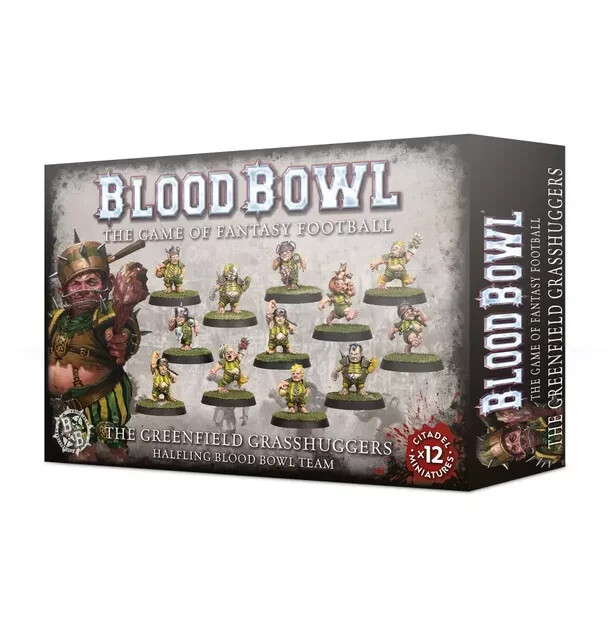 Halfling Team Greenfield Grasshuggers Blood Bowl Warhammer AOS Age of Sigmar NIB