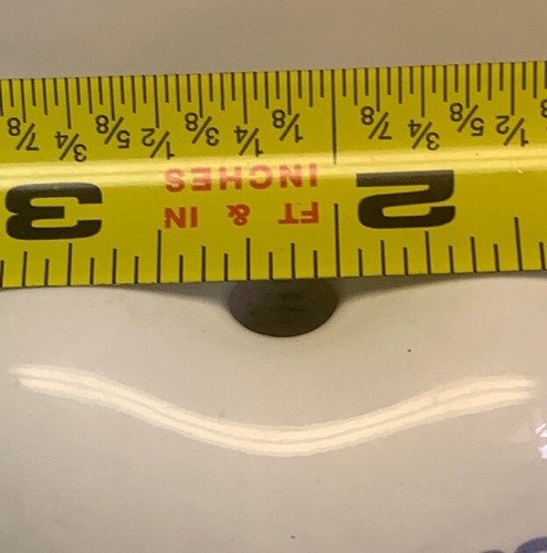 (AP) Lot Of 3 Ceramic Hearts Rose Decoration Furniture Craft No Hardware