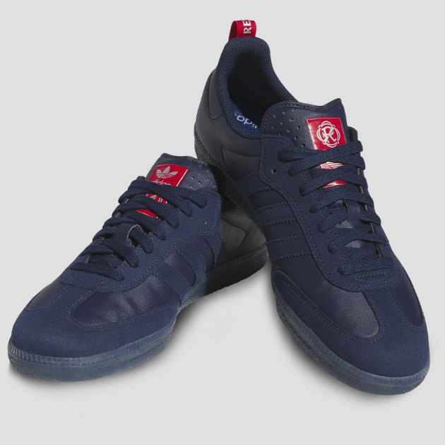 

Кроссовки Adidas X Orchard X New England Samba ADV темно-синие — IG7925 Expeditedship, Navy, adidas Samba