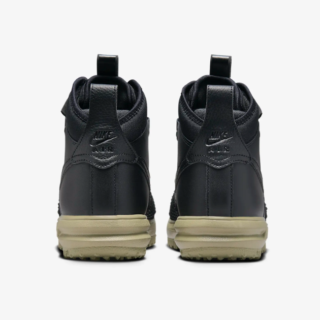 Pre-owned Nike Lunar Force 1 Duckboot Shoes 'black/neutral Olive' (dz5320-001)