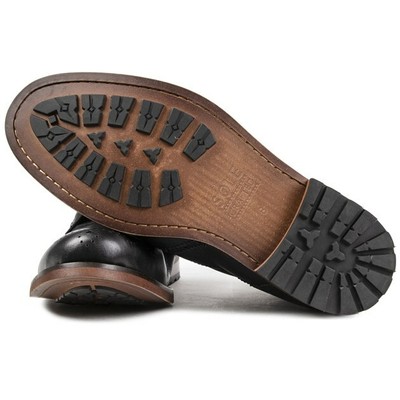 SOLE CRAFTED SOLE CRAFTED HERREN HAMMER BROGUE BUDAPESTER/BROGUE STIEFEL SCHWARZ