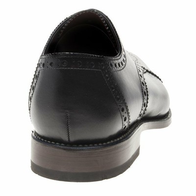 LOAKE LOAKE MENS FOLEY BROGUE SHOES BLACK