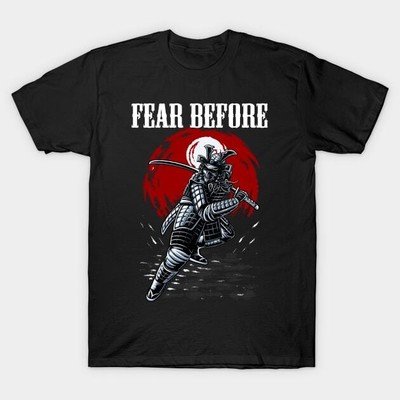NWT Fear Before Vintage Retro Art Sword Night Red Moon Goth Art Unisex T-Shirt