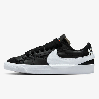 Nike blazer low leather black sale