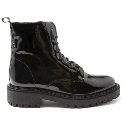 V.GAN V.GAN DAMEN VEGAN CAULIFLOWER ANKLE STIEFELETTEN STIEFEL SCHWARZ