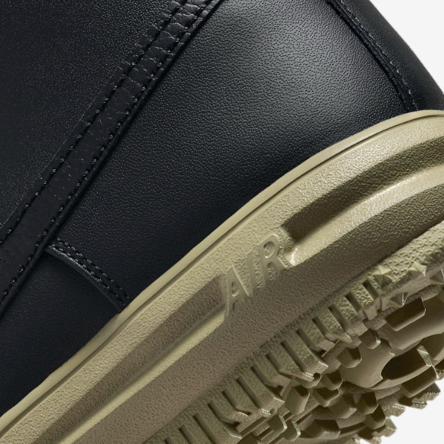 Pre-owned Nike Lunar Force 1 Duckboot Shoes 'black/neutral Olive' (dz5320-001)