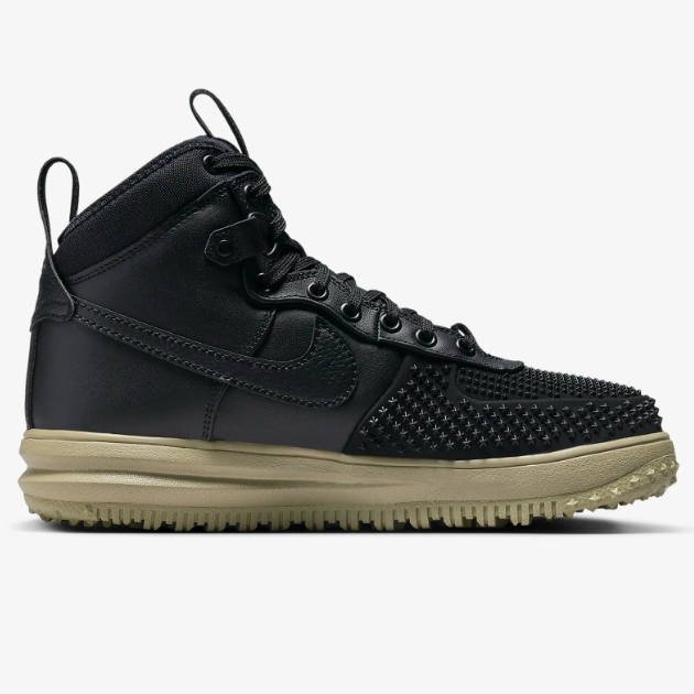 Pre-owned Nike Lunar Force 1 Duckboot Shoes 'black/neutral Olive' (dz5320-001)