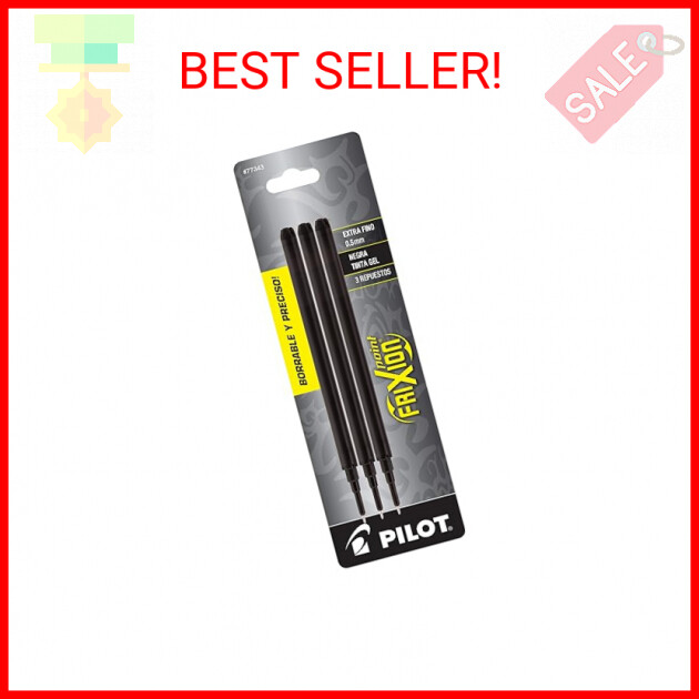 Pilot, FriXion Point Gel Ink Refills for Erasable Pens, Extra Fine Point 0.5 mm,