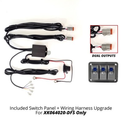 XK Glow 3-Switch Rocker Panel For Razor Light Bar