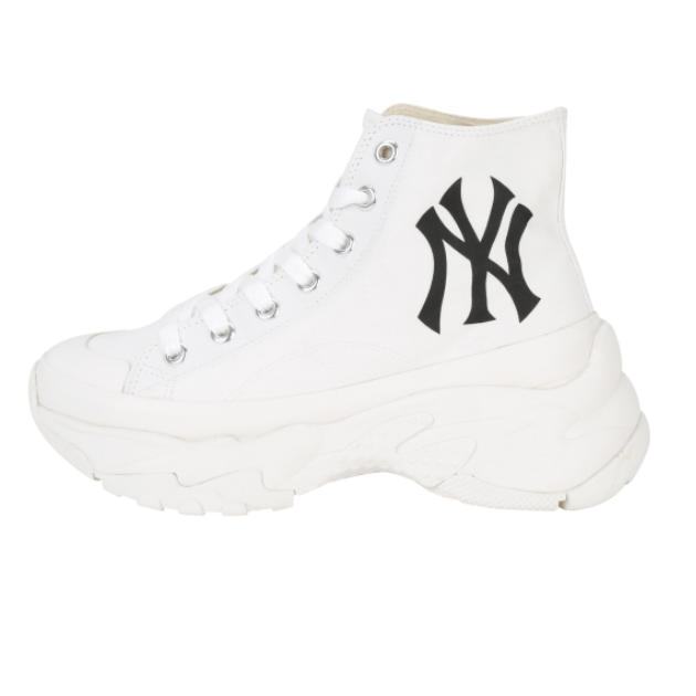 Белые мужские туфли MLB Chunky High New York Yankees - 32SHU1011 50I Expeditedship