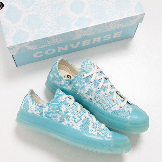 

Кроссовки Converse Chuck 70 OX Python x GOLF WANG - 173190C Expeditedship, Blue topaz, Converse Chuck 70