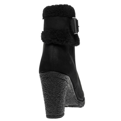 TIMBERLAND DAMEN GLANCY TEDDY FOLD DOWN STIEFELETTEN STIEFEL SCHWARZ