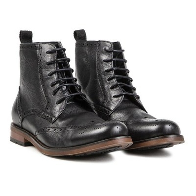 SOLE CRAFTED SOLE CRAFTED HERREN HAMMER BROGUE BUDAPESTER/BROGUE STIEFEL SCHWARZ