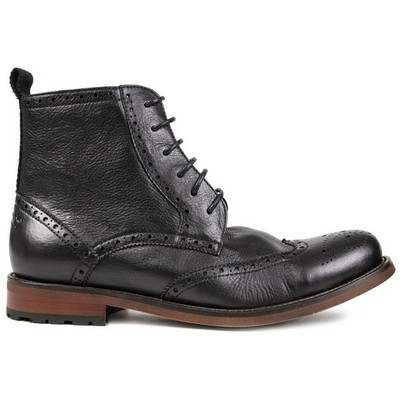 SOLE CRAFTED SOLE CRAFTED HERREN HAMMER BROGUE BUDAPESTER/BROGUE STIEFEL SCHWARZ