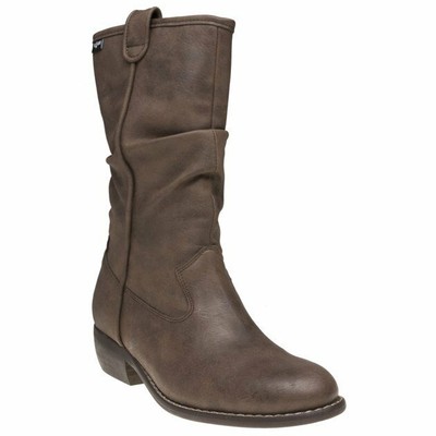 V.GAN V.GAN DAMEN VEGAN HUMMUS MID CALF WADENSTIEFEL STIEFEL BRAUN
