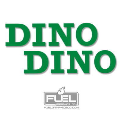 Sinclair DINO Premium Vinyl Decal - Made in the USA - Motor Oil and Gas Logo