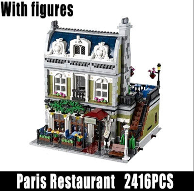 Creator Expert Parisian Restaurant 10243 Compatible Modular Building Blocks Set