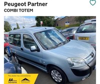 2005 Peugeot PARTNER COMBI 1.4 Totem 5dr *ULEZ Compliant & Home Delivery* MPV Pe