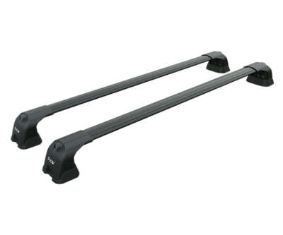 Cross Bars Fix Point Alu Black