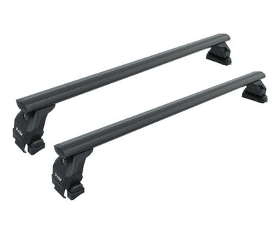 Cross Bar Roof Rack Metal Bracket Alu Black