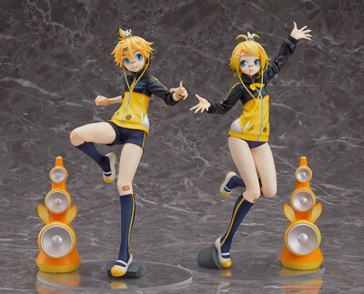 mame - murral popup限定ray of lightコレクション Kagamine Len , Rin Stylish Energy L & R Ver. 1/7 Figure MAX