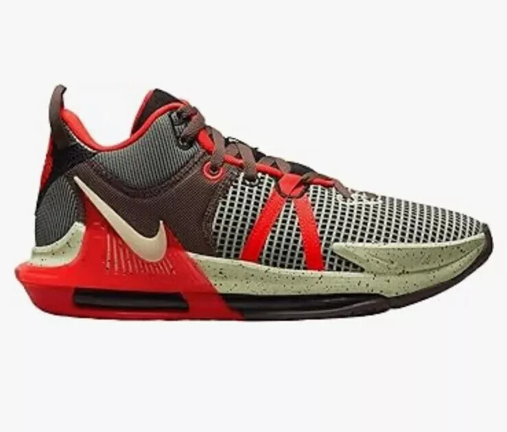 Баскетбольные кроссовки Nike LeBron Witness 7 Black Volt DM1123-001 мужские Размер 9.5