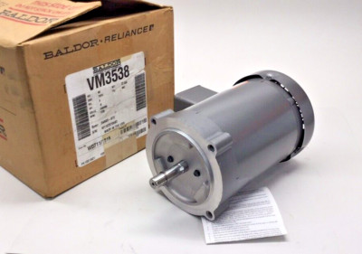 Baldor VM3538 Electric Motor 3ph 0.5hp 230/460V 1725rpm TEFC-56C 60hz 34A63-872