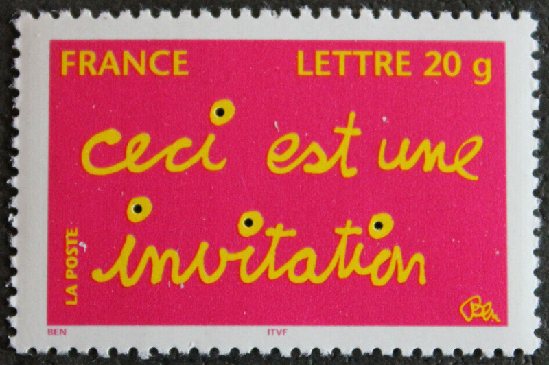 Timbre - France - Ceci Est Une Invitation - Yt3760 - Neuf ** - 2005