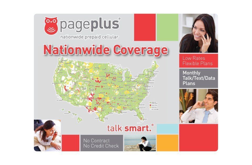 Page Plus 4G LTE Nano Sim Card iPhone 5, 5c, 5s, SE, 6, 6+, 6s, 6s+ 7, & 7+ NEW
