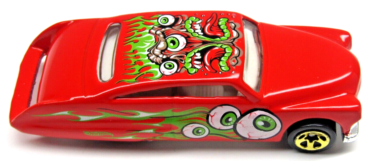 '51 Mercury Coupe 限定版ミニカー 1989 Hot Wheels Red Eyeballs '51 Ford Mercury Coupe Monster
