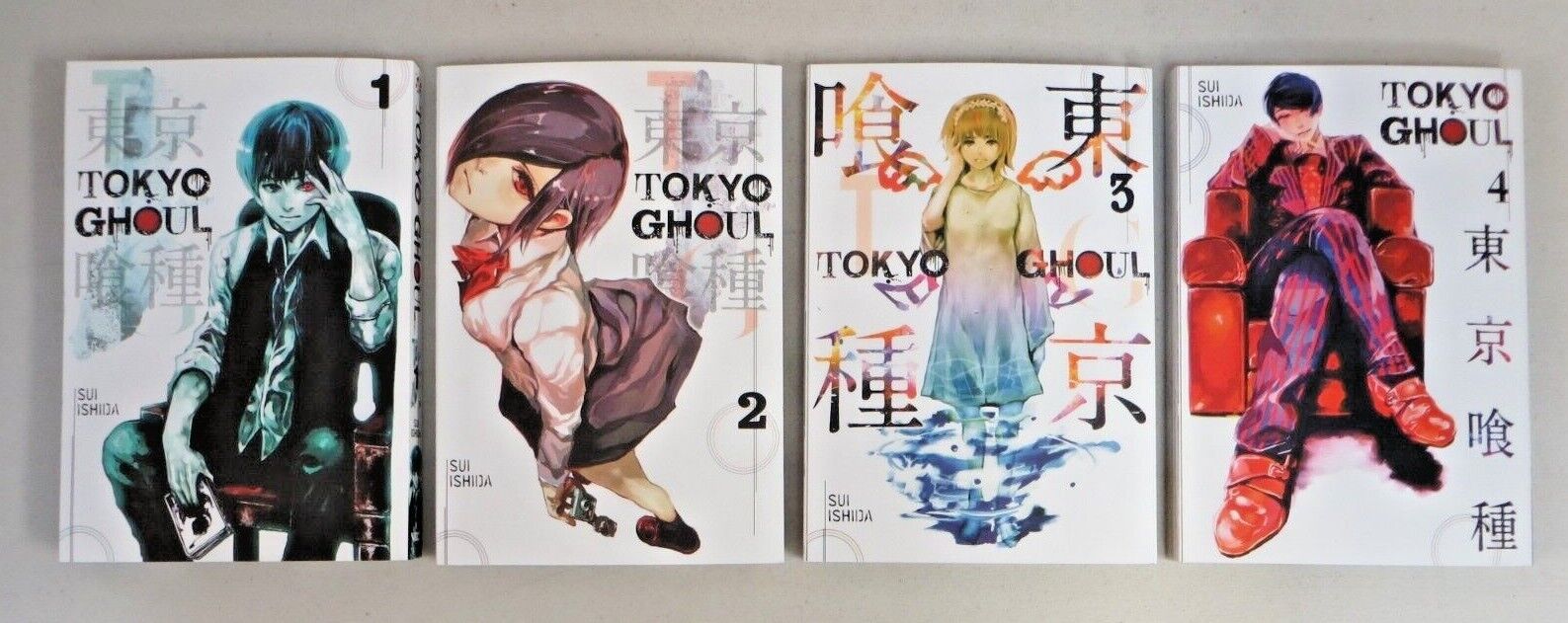 Tokyo Ghoul Volumes 1-4 TPBs Sui Ishida Viz Signature Manga Tokyo Ghoul Volumes 1-4 TPBs Sui Ishida Viz Signature Manga